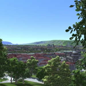 Old-town view from Hillpark