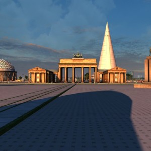 Town Hall and Founding Father Area