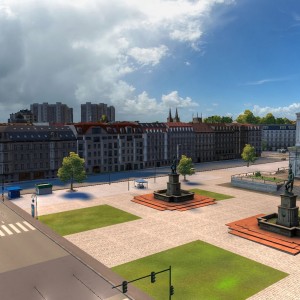 Novograd city center