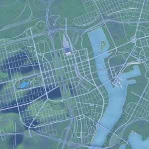 Port Brocoby - Road layout