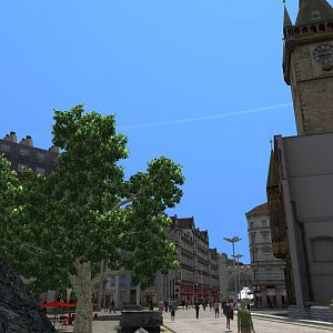 Halmstadt leaving historical center