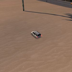 Stuck in the sand :(