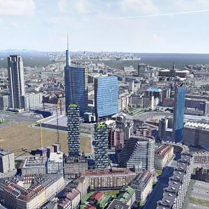 Aerial CBD Under construction