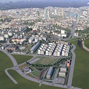 Anderlecht aerial shot U/C