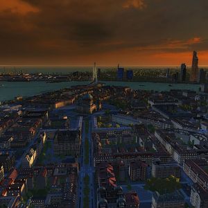 At dusk