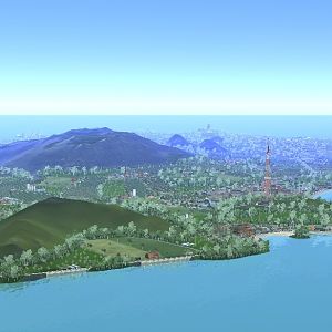 Tenang - total view from north