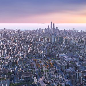 Aerial photograph of Haichuan metropolitan area