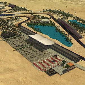 F1 Racing Circuit in Varocama Desert