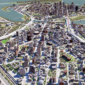 Nicaumenee - Bridgend district overview
