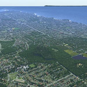 Southcliffe City over the Bay