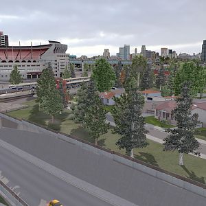 Nicaumenee - Overpass to the stadium