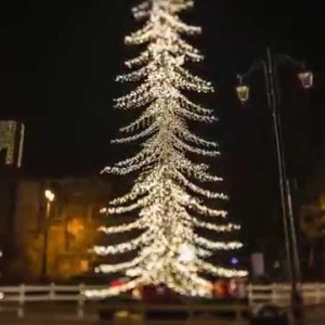 Vicenza, Italy - Night Christmas Hyperlapse